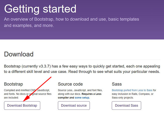 download bootstrap