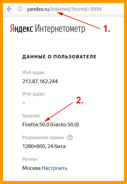 Яндекс Интернетометр