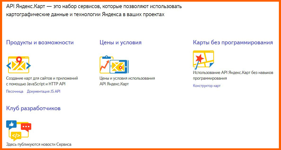 api Карты от Яндекса